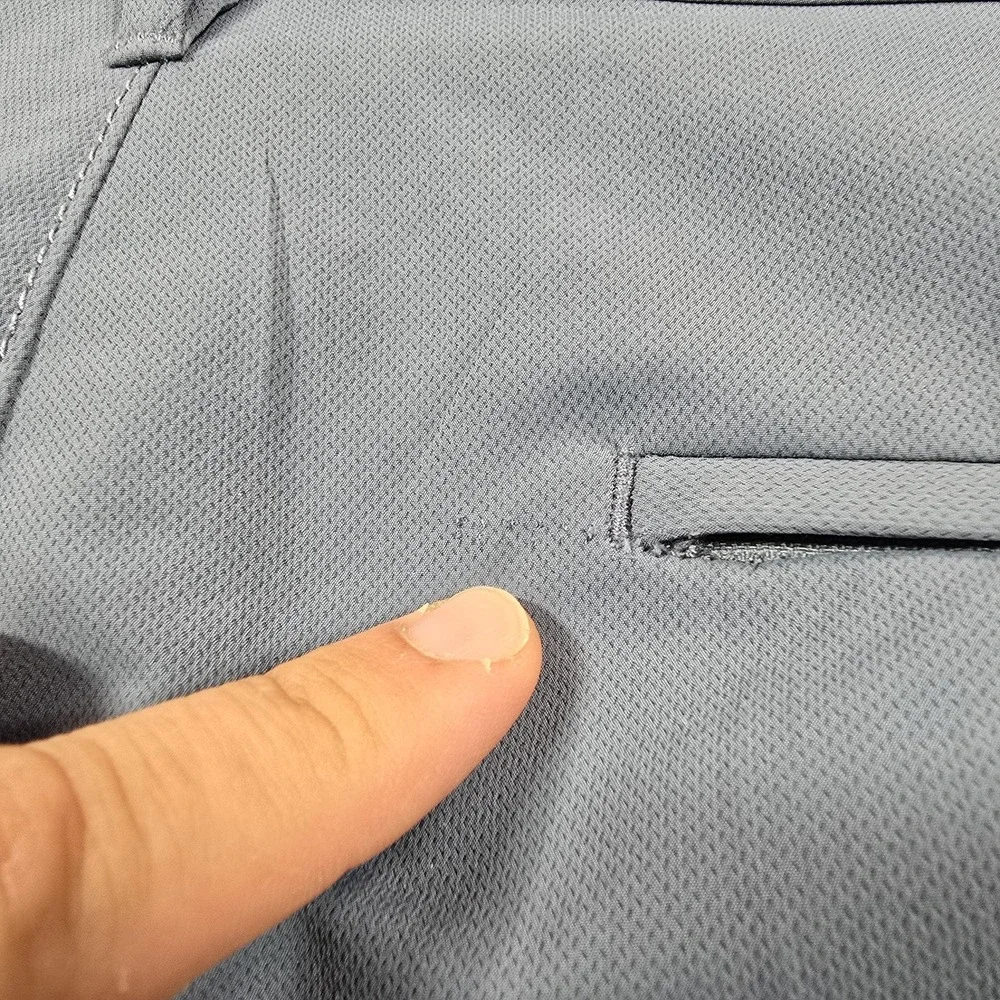 Banana‎ Republic Pants Mens 38x34 Blue Polyester Chino Straight Stretch Office